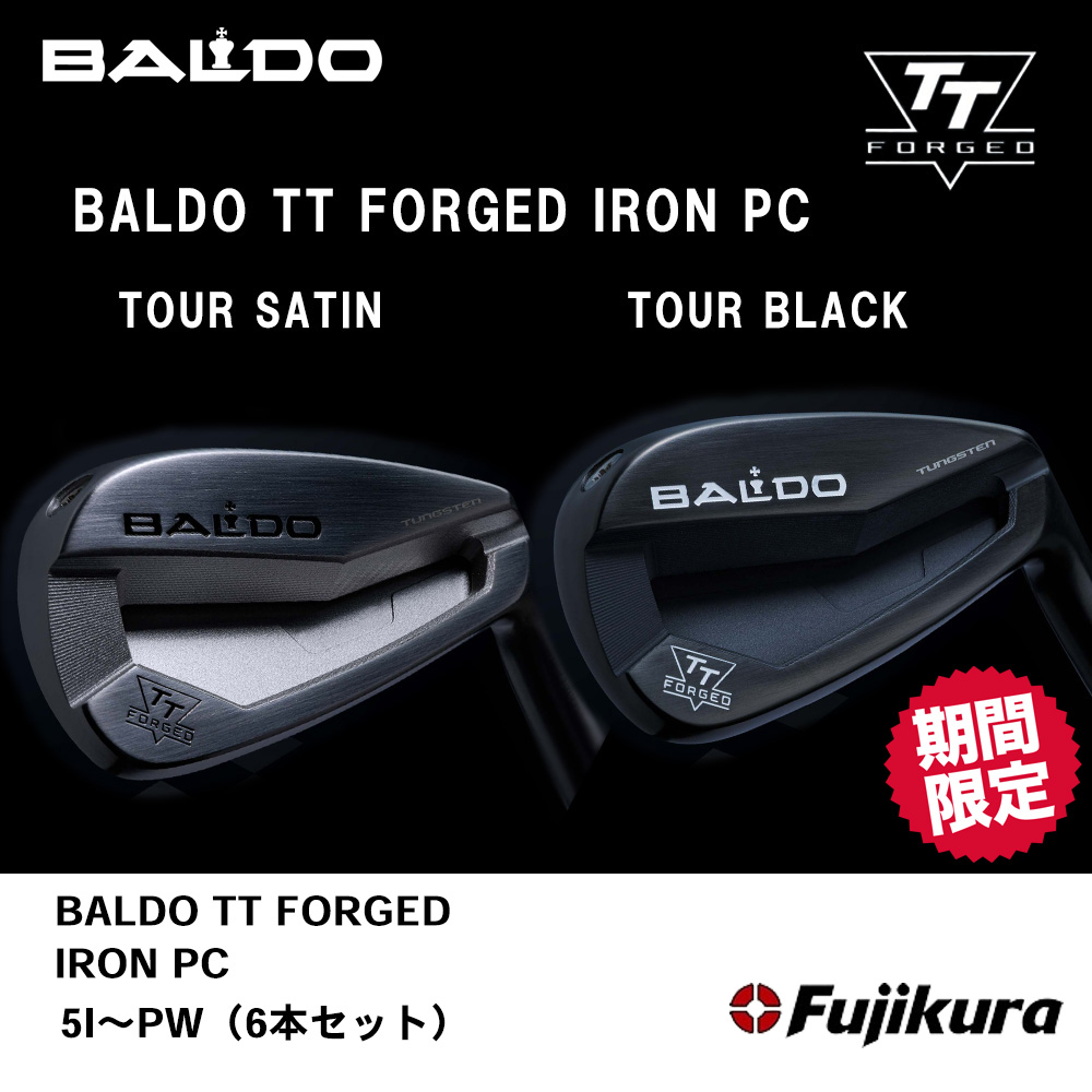BALDO バルド 2024 BALDO TT FORGED IRON PC アイアン 5I～PW（６本セット）《 シャフト：フジクラシャフト 》