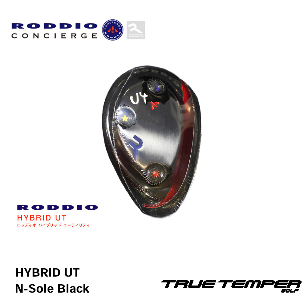 RODDIO ロッディオ HYBRID UT ユーティリティ N-SOLE ブラック《 シャフト：トゥルーテンパー 》