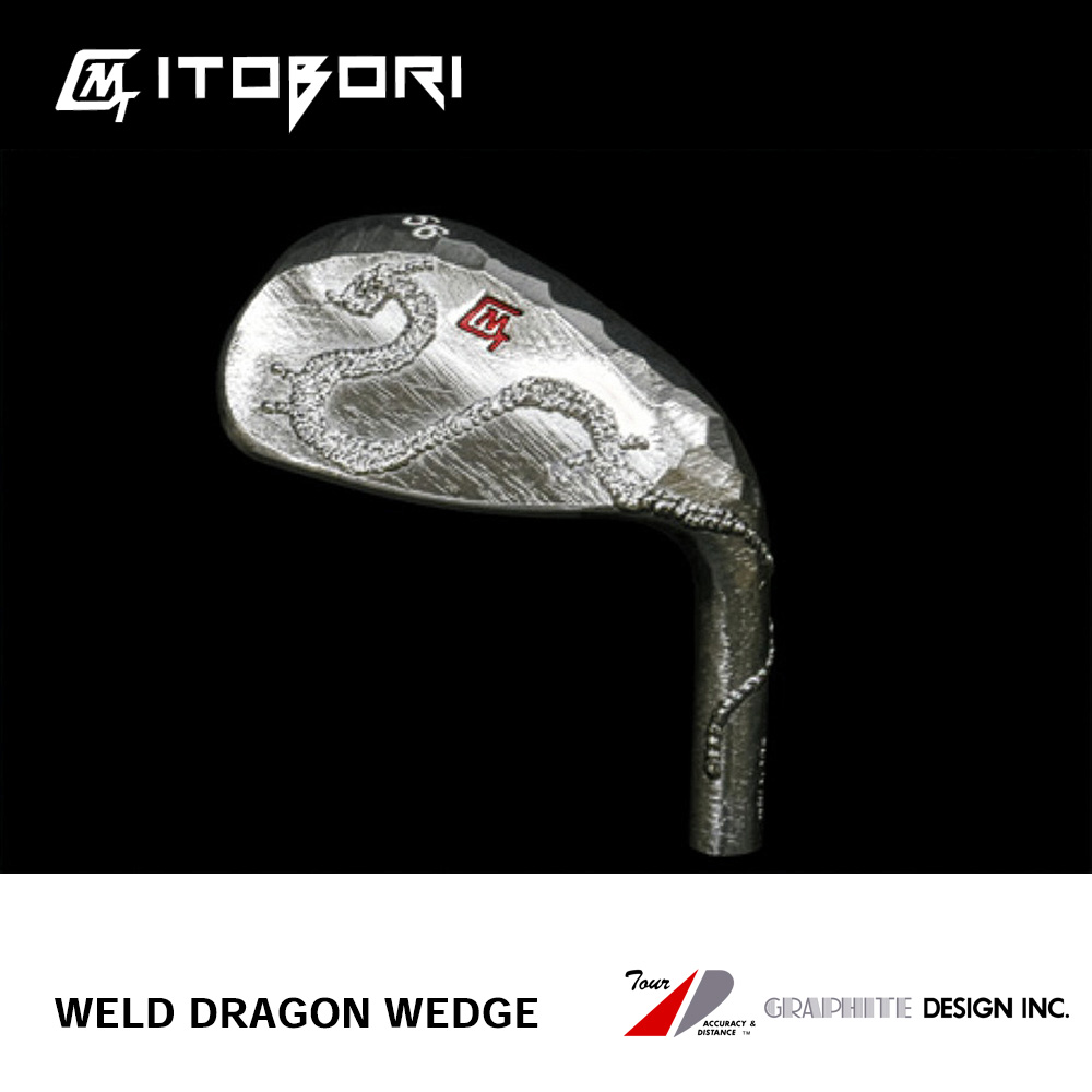 MTG STUDIO 一刀彫 ITOBORI ウエッジ WELD DRAGON WEDGE 単品《 シャフト：グラファイトデザイン 》