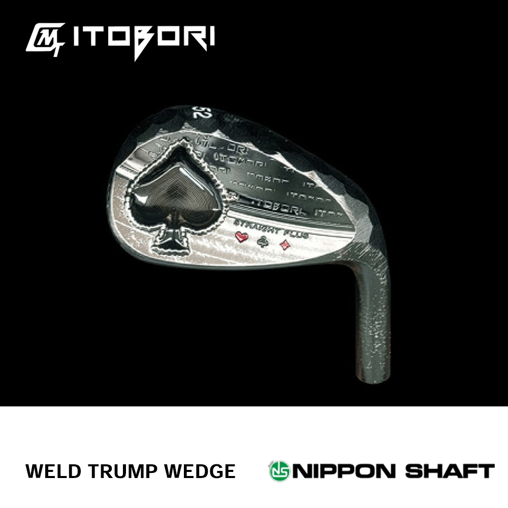 MTG STUDIO 一刀彫 ITOBORI ウエッジ WELD TRUMP WEDGE 単品《 シャフト：日本シャフト 》