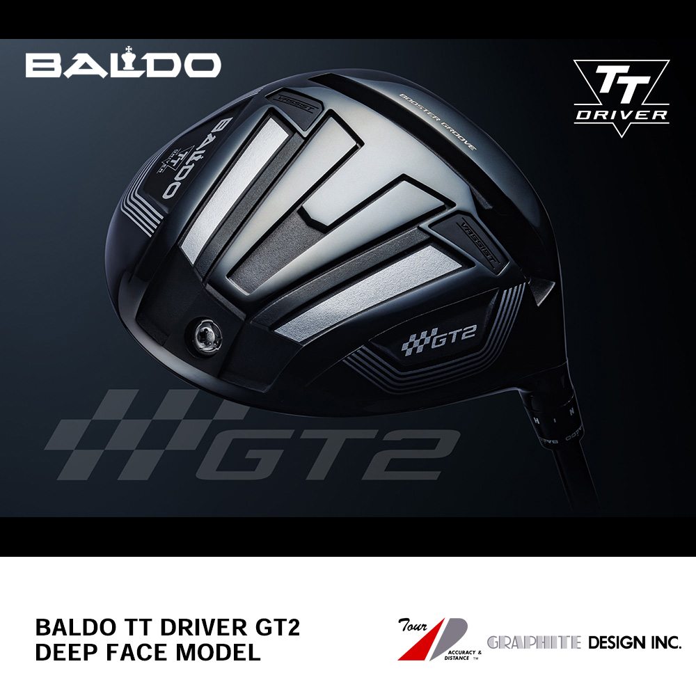 BALDO バルド TT DRIVER GT2 DEEP FACE MODEL ドライバー （2024年モデル）《 シャフト：グラファイトデザイン 》