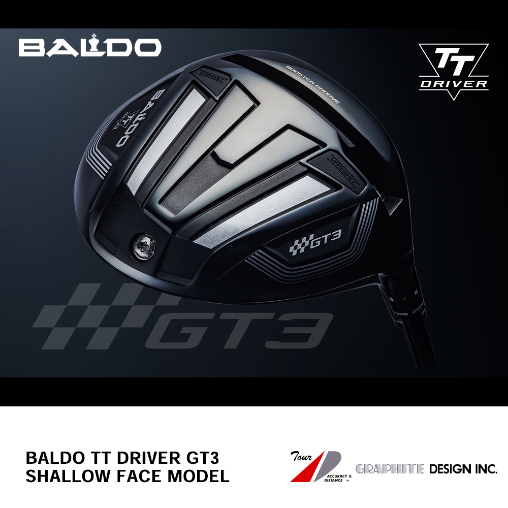 BALDO バルド TT DRIVER GT3 SHALLOW FACE MODEL ドライバー （2024年モデル）《 シャフト：グラファイトデザイン 》