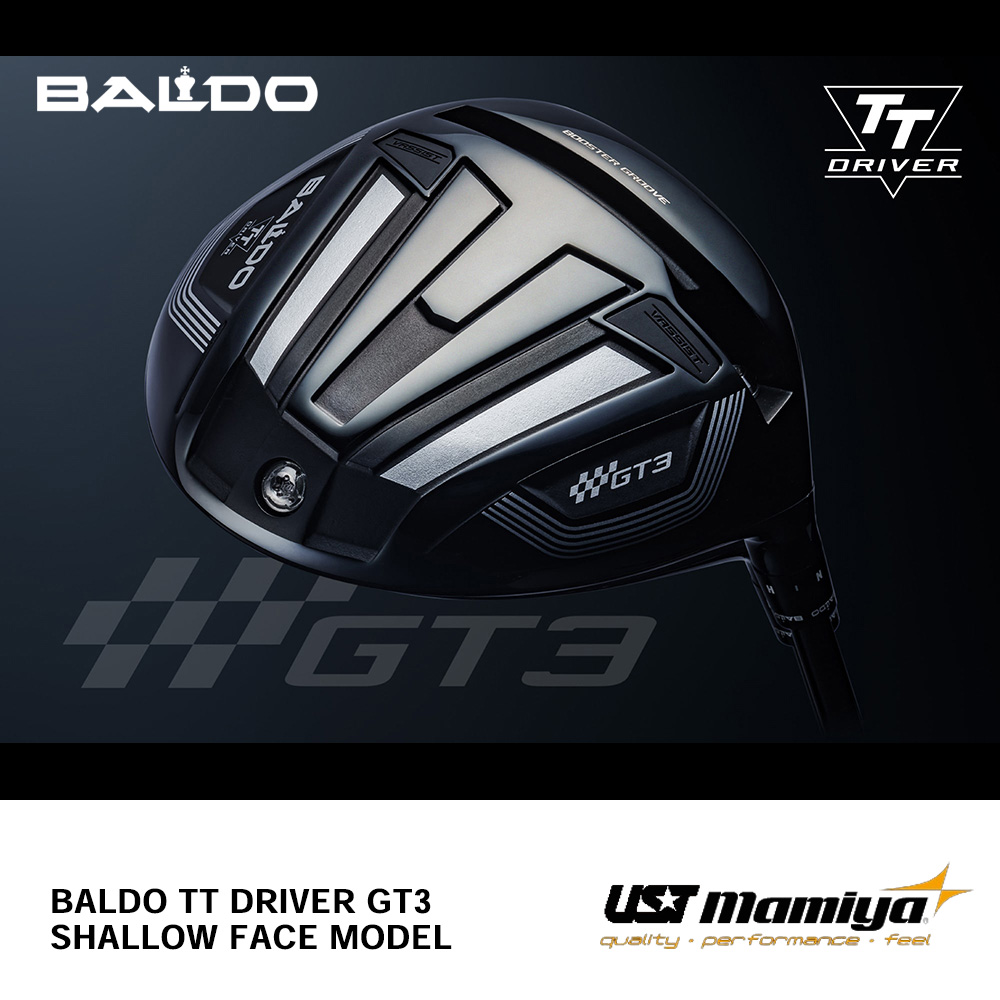 BALDO バルド TT DRIVER GT3 SHALLOW FACE MODEL ドライバー （2024年モデル）《 シャフト：ＵＳＴマミヤ 》