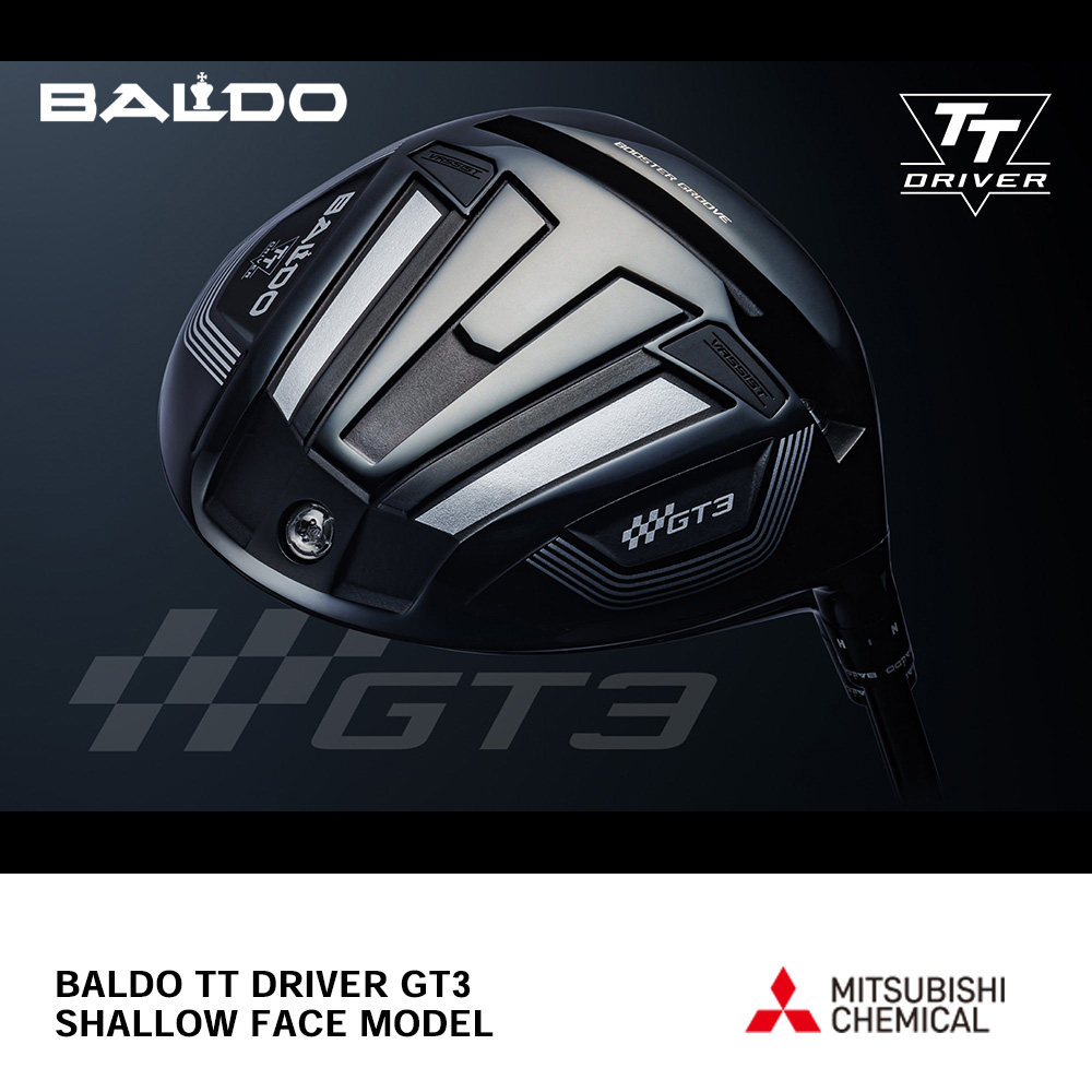 BALDO バルド TT DRIVER GT3 SHALLOW FACE MODEL ドライバー （2024年モデル）《 シャフト：三菱ケミカル 》