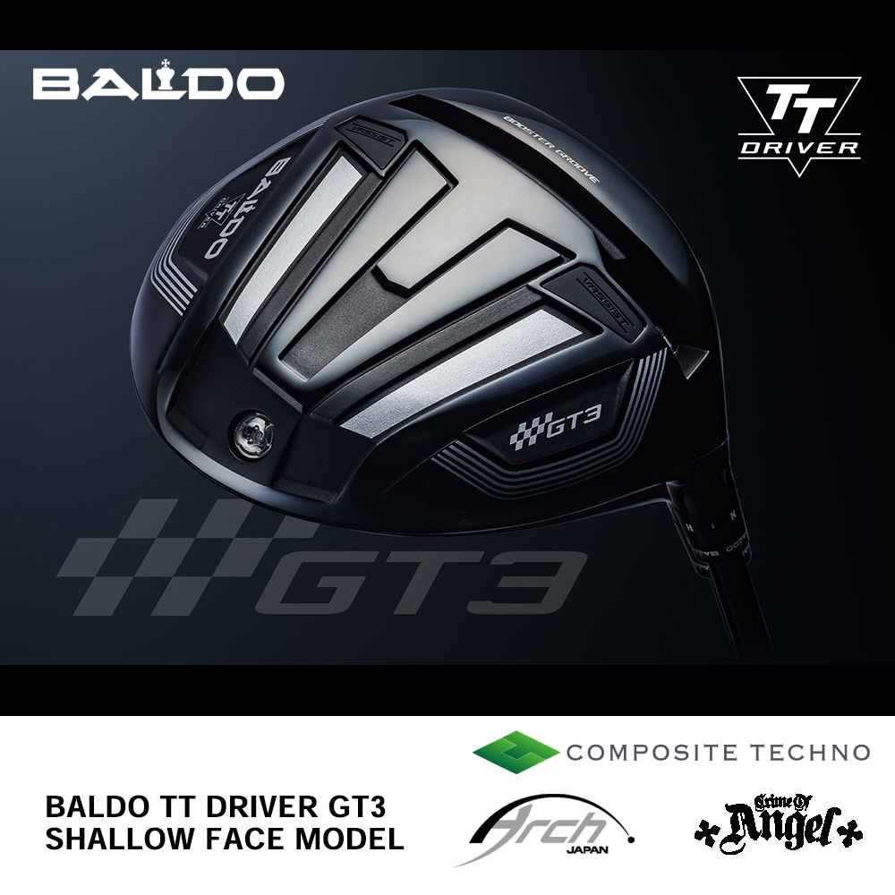 BALDO バルド TT DRIVER GT3 SHALLOW FACE MODEL ドライバー （2024年モデル）《 シャフト：アーチゴルフ・コンポジットテクノ・クライムオブエンジェル 》
