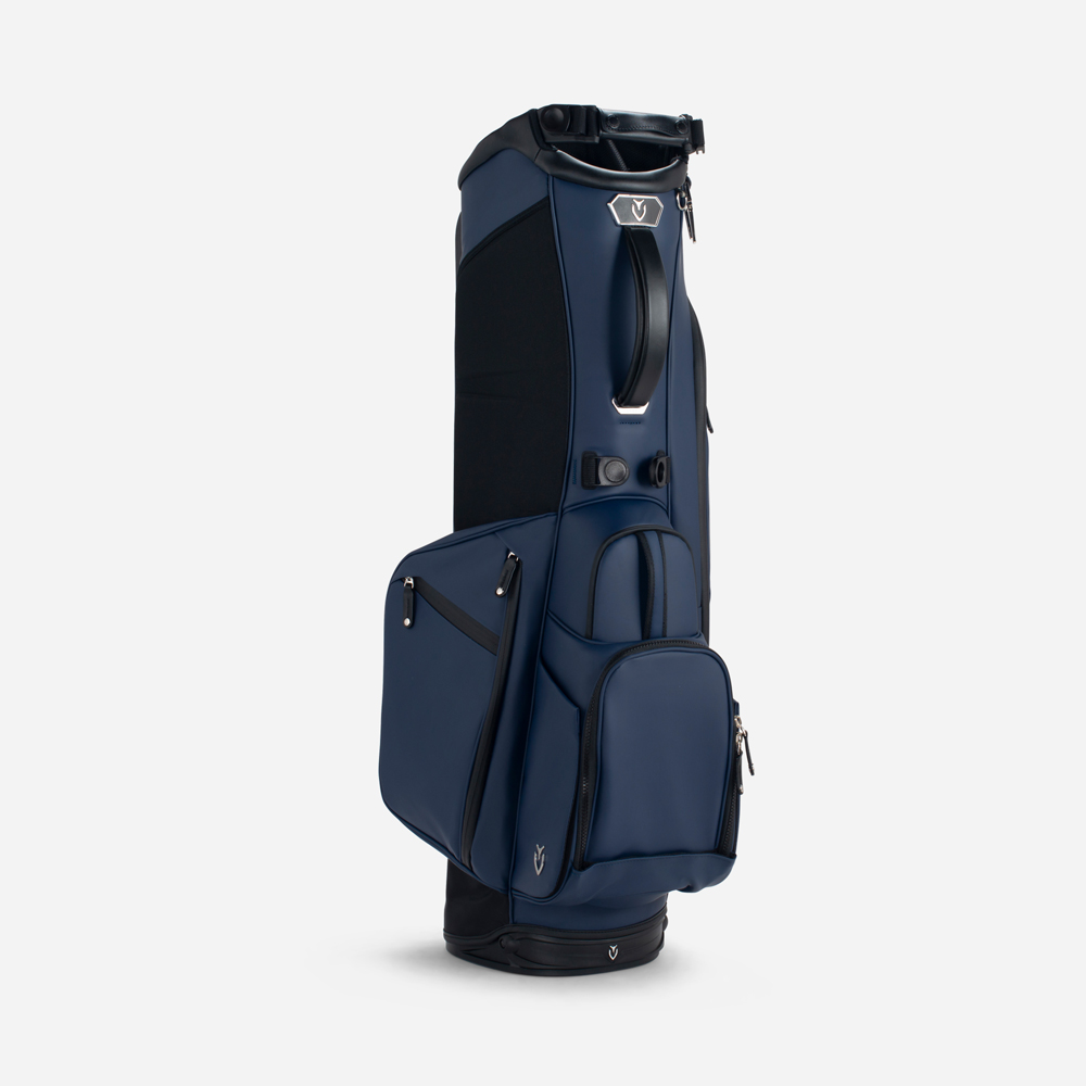 VESSEL ベゼル Player 4.0 Stand スタンドキャディバッグ 8.5型 6分割 Navy ネイビー（ストラップ：シングル）