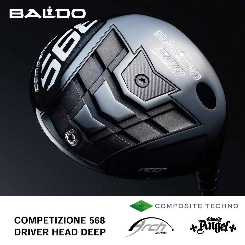 BALDO バルド COMPETIZIONE 568 DRIVER ドライバー （2023年モデル）《 シャフト：アーチゴルフ・コンポジットテクノ・クライムオブエンジェル 》