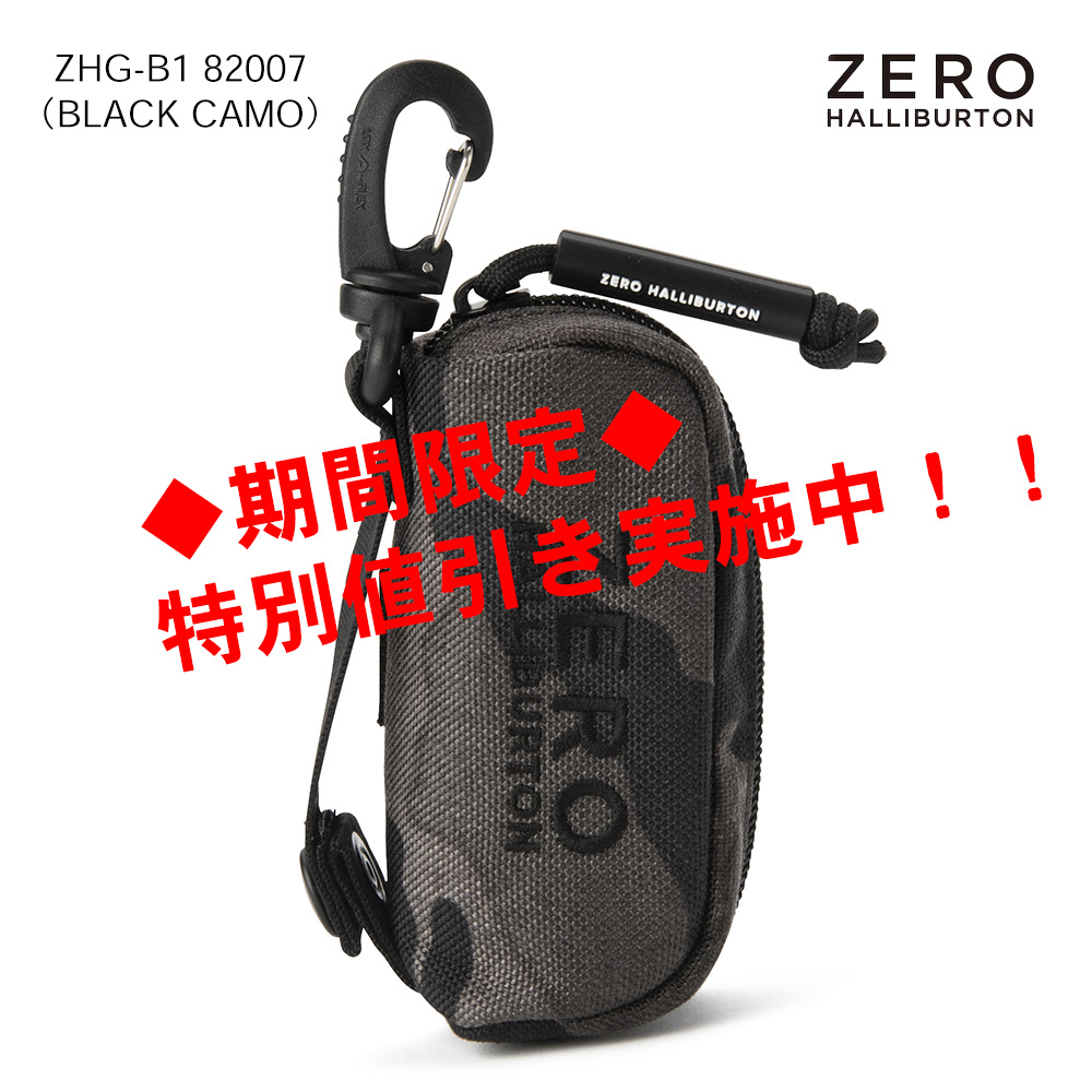 ZERO HALLIBURTON ゼロハリバートン Cordura Series Ball Case ZHG-B1 82007（BLACK CAMO）