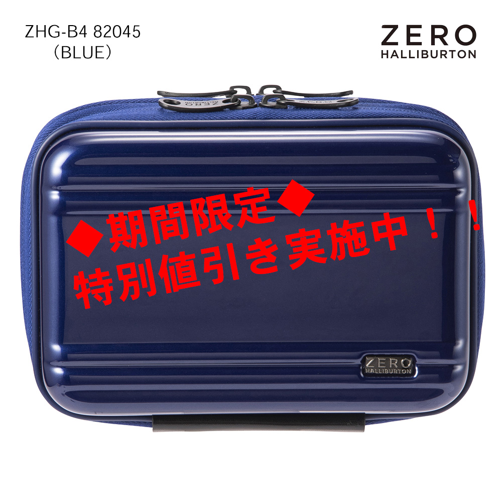 ZERO HALLIBURTON ゼロハリバートン Polycarbonate Golf pouch ZHG-B4 82045（BLUE）