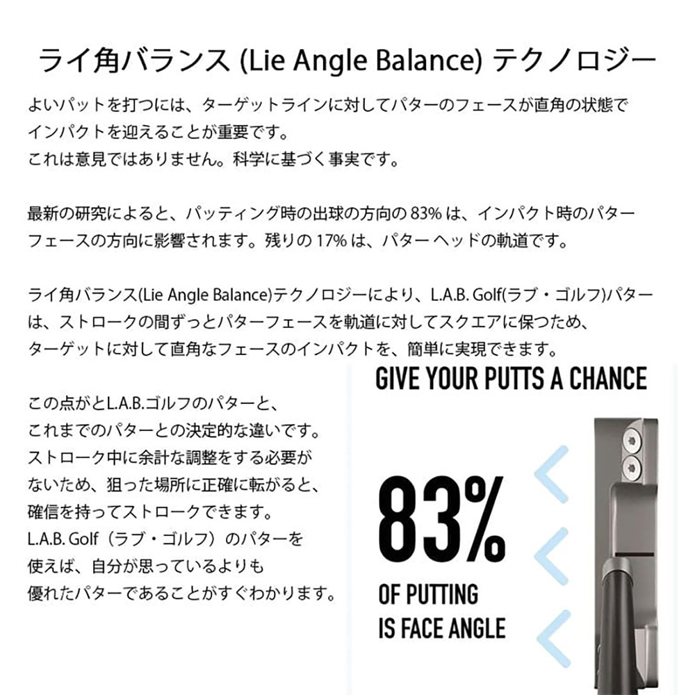 送料込】 L.A.B GOLF MEZZ.1 MAX ３３インチ ラブゴルフ パター - ゴルフ