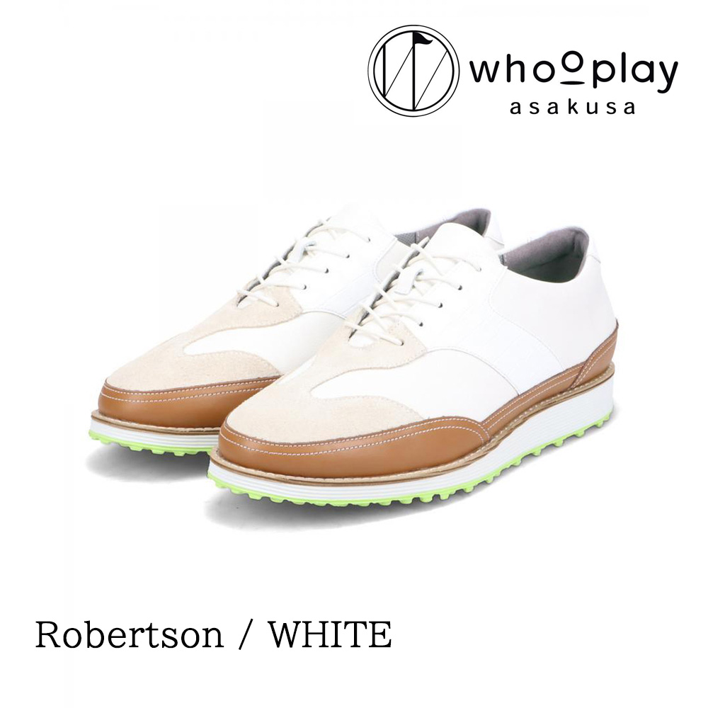 whooplay フープレイ Robertson ロバートソン ホワイト No.24434655