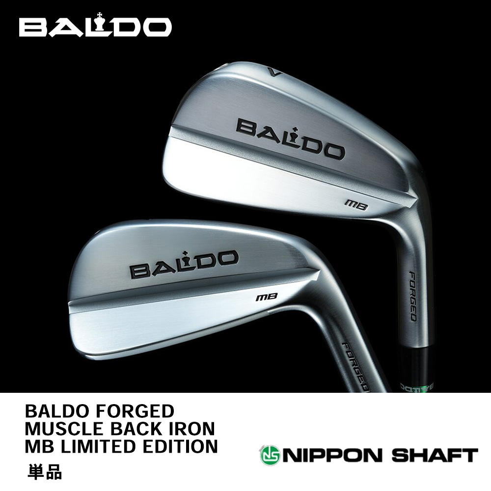 BALDO バルド 2025 FORGED MUSCLE BACK IRON MB LIMITED EDITION OF 100 SETS アイアン 単品《 シャフト：日本シャフト 》