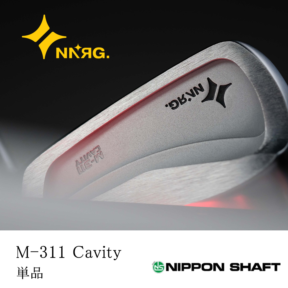 New Energy Golf ニューエナジーゴルフ M-311 Cavity アイアン 単品（#4）《 シャフト：日本シャフト 》