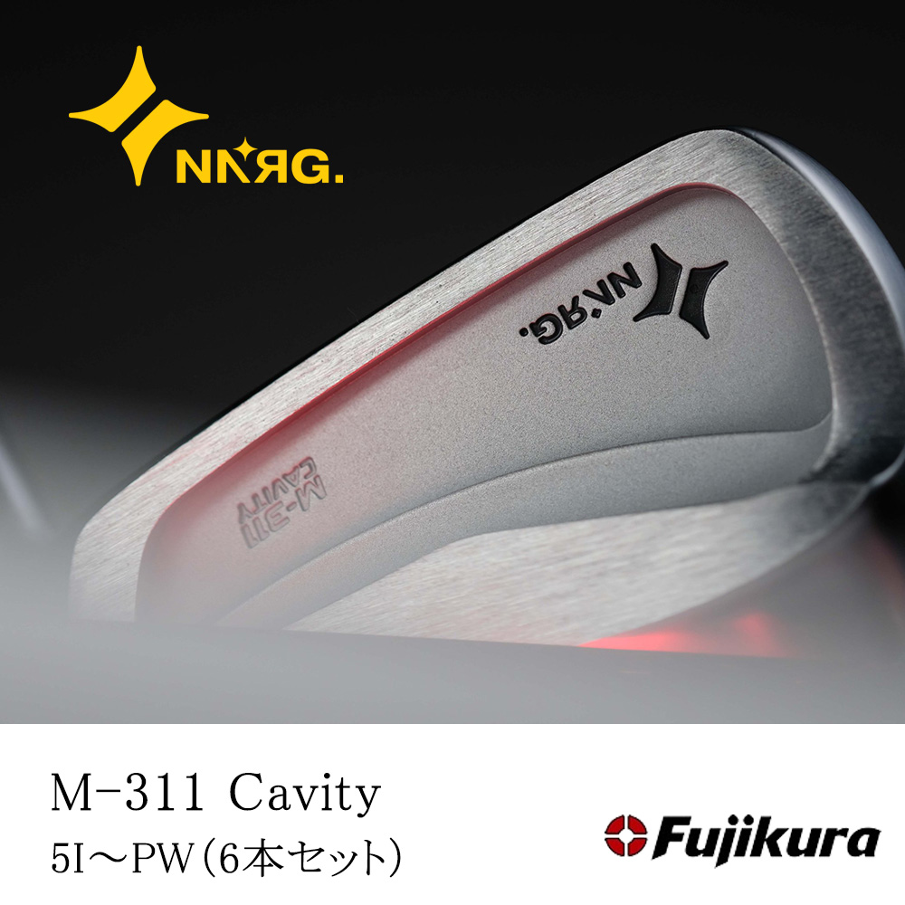 New Energy Golf ニューエナジーゴルフ M-311 Cavity アイアン #5～PW（6本セット）《 シャフト：フジクラシャフト 》