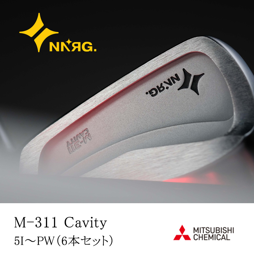 New Energy Golf ニューエナジーゴルフ M-311 Cavity アイアン #5～PW（6本セット）《 シャフト：三菱ケミカル 》