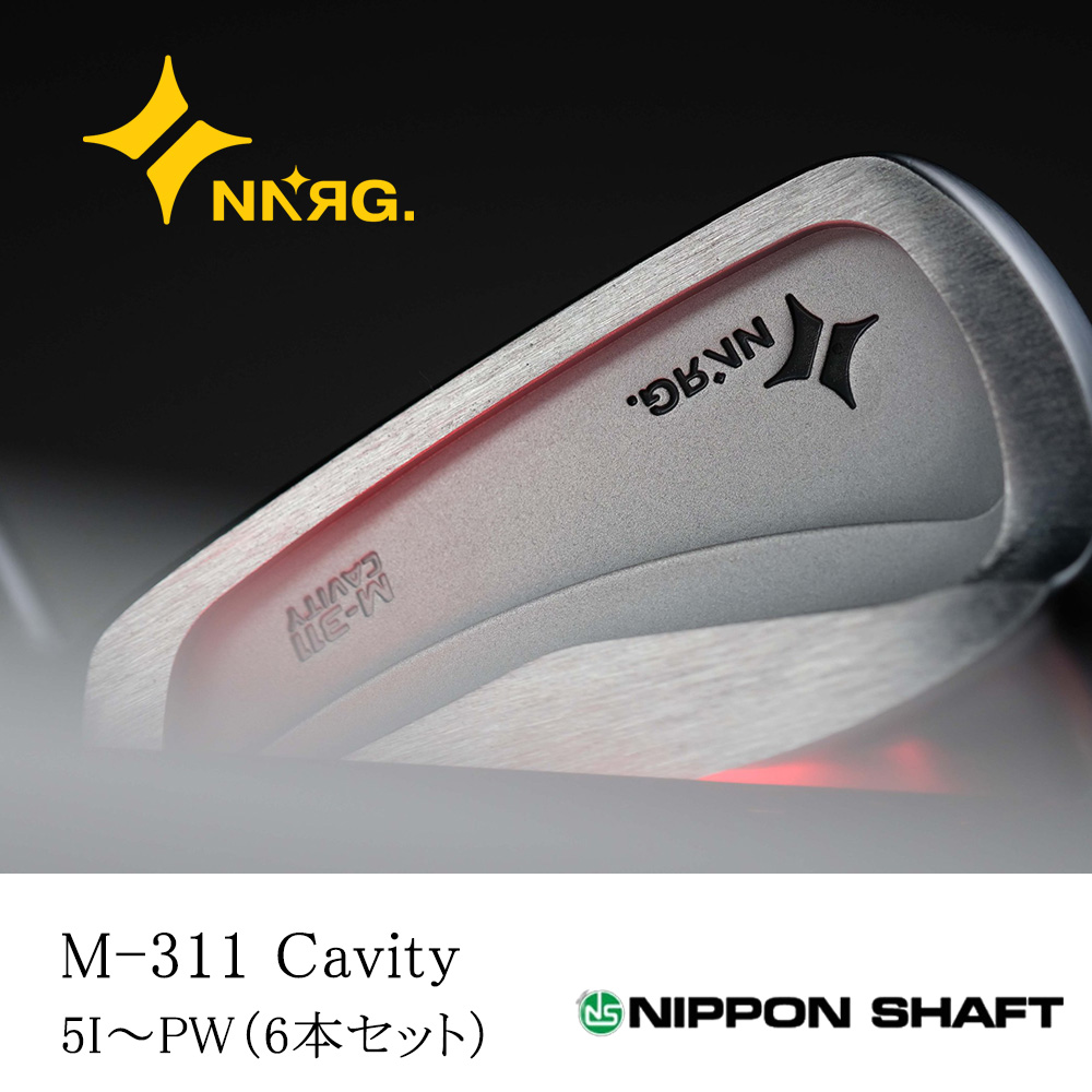 New Energy Golf ニューエナジーゴルフ M-311 Cavity アイアン #5～PW（6本セット）《 シャフト：日本シャフト 》