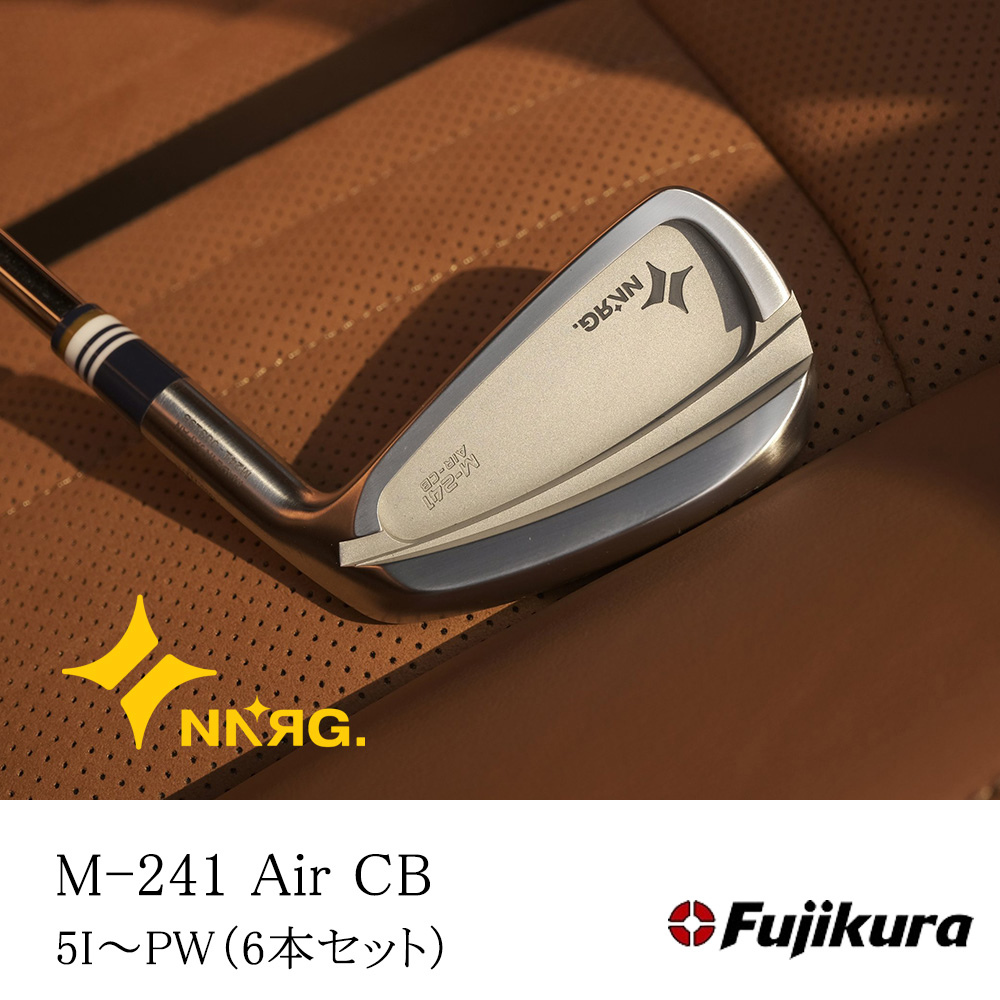 New Energy Golf ニューエナジーゴルフ M-241 Air CB アイアン #5～PW（6本セット）《 シャフト：フジクラシャフト 》