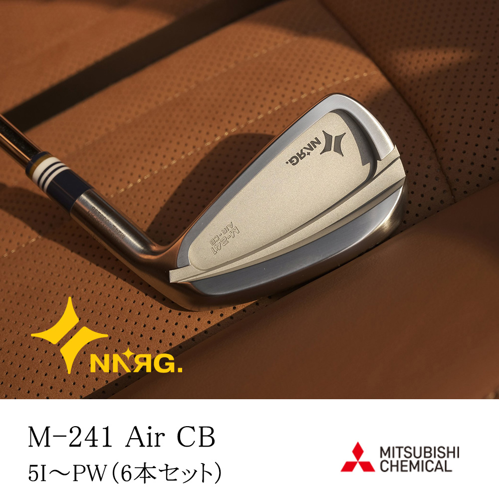 New Energy Golf ニューエナジーゴルフ M-241 Air CB アイアン #5～PW（6本セット）《 シャフト：三菱ケミカル 》