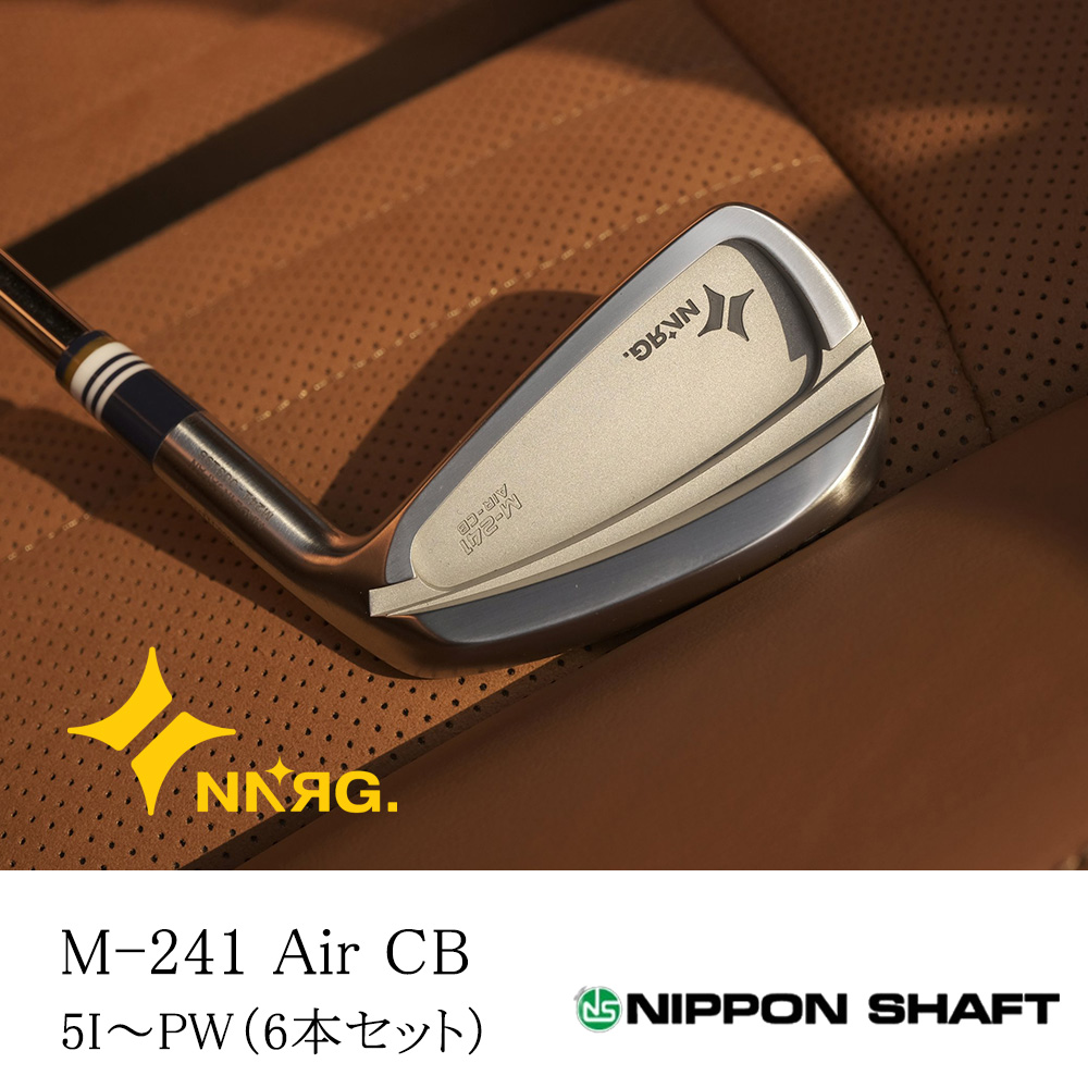 New Energy Golf ニューエナジーゴルフ M-241 Air CB アイアン #5～PW（6本セット）《 シャフト：日本シャフト 》
