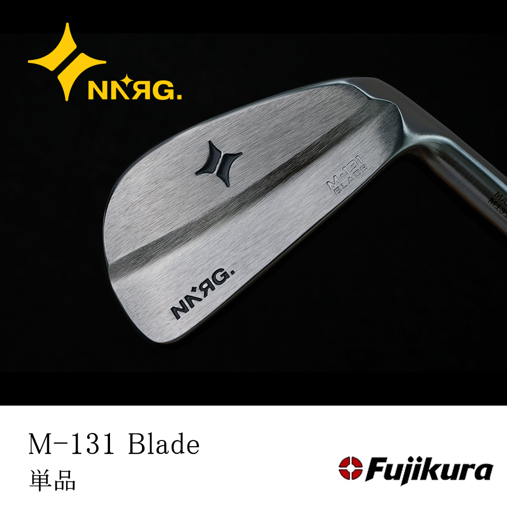 New Energy Golf ニューエナジーゴルフ M-131 Blade アイアン 単品（#4）《 シャフト：フジクラシャフト 》