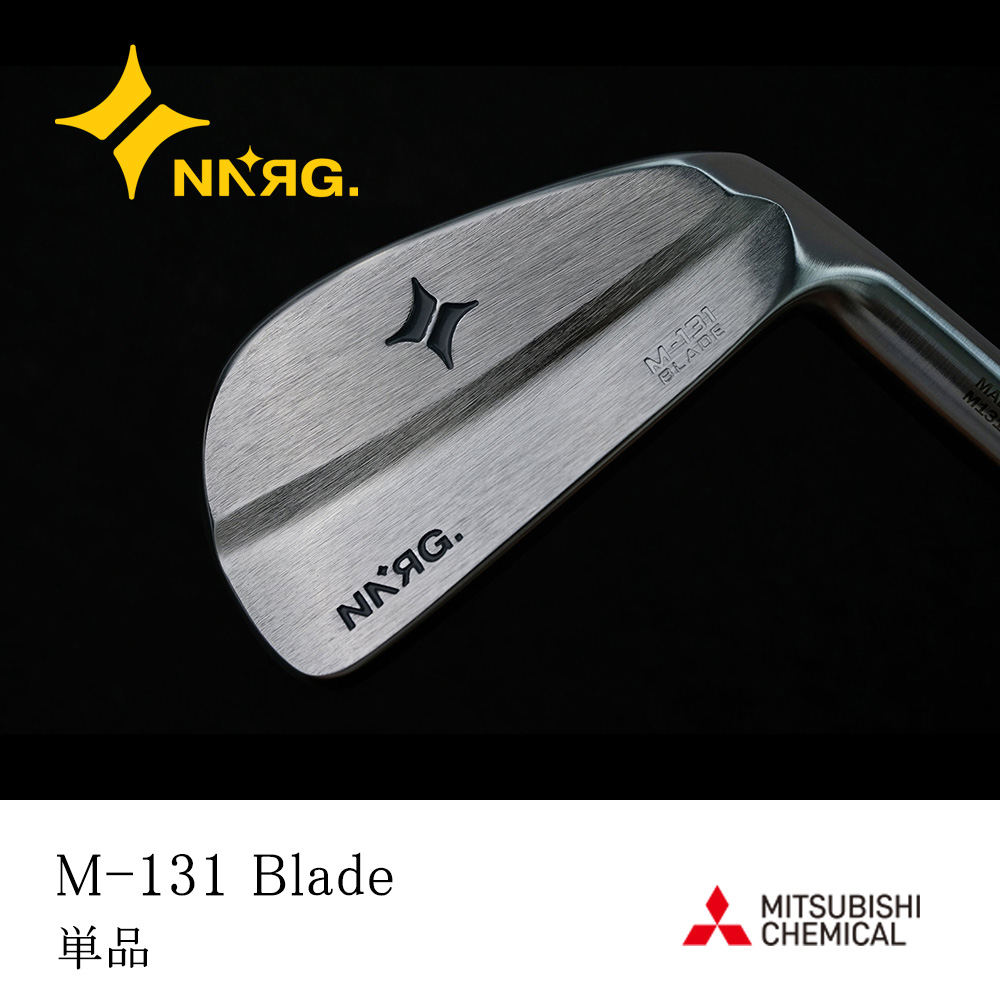 New Energy Golf ニューエナジーゴルフ M-131 Blade アイアン 単品（#4）《 シャフト：三菱ケミカル 》