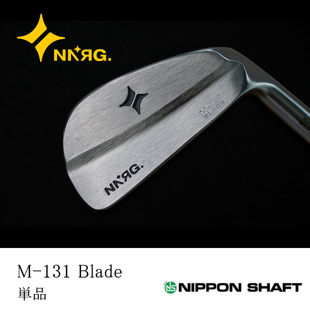 New Energy Golf ニューエナジーゴルフ M-131 Blade アイアン 単品（#4）《 シャフト：日本シャフト 》