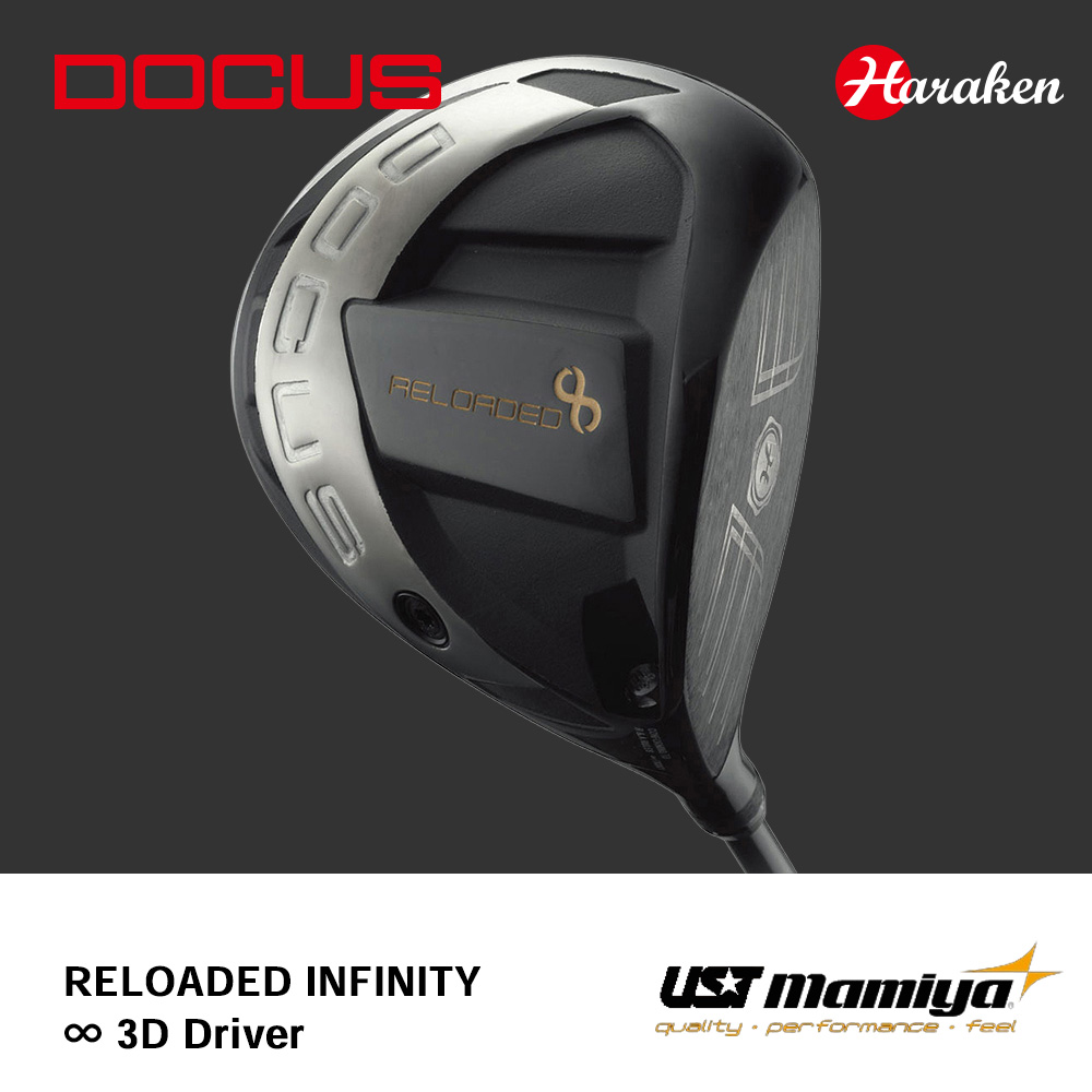 DOCUS ドゥーカス RELOADED INFINITY ∞ 3Dドライバー《 シャフト：ＵＳＴマミヤ 》