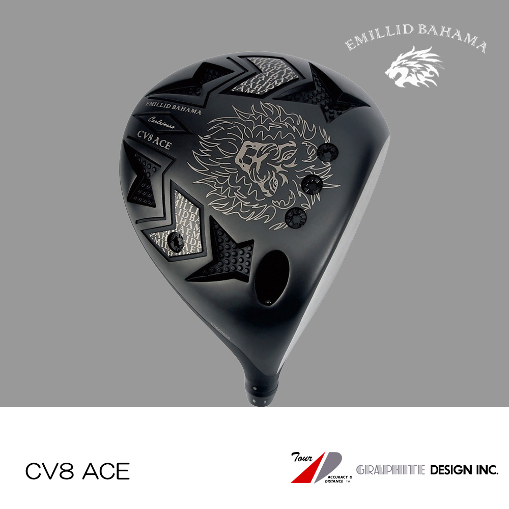 エミリッドバハマ EMILLID BAHAMA CV8 ACE ドライバー《 シャフト：グラファイトデザイン 》