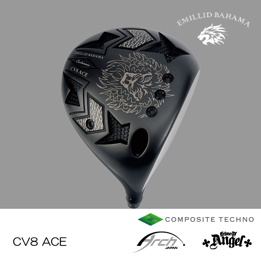 エミリッドバハマ EMILLID BAHAMA CV8 ACE ドライバー《 シャフト：アーチゴルフ・コンポジットテクノ・クライムオブエンジェル 》