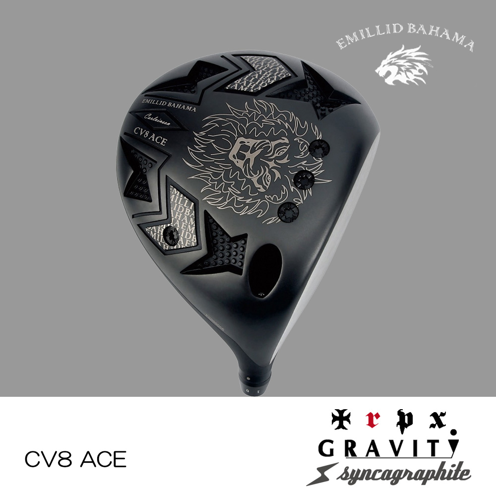エミリッドバハマ EMILLID BAHAMA CV8 ACE ドライバー《 シャフト：トリプルエックス・グラビティゴルフ・シンカグラファイト 》