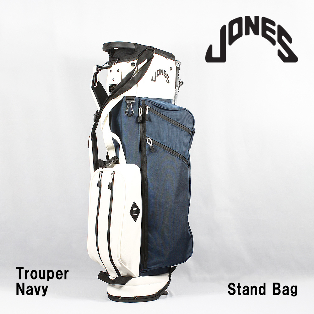 JONES ジョーンズ Stand Bag スタンドバッグ Trouper Navy