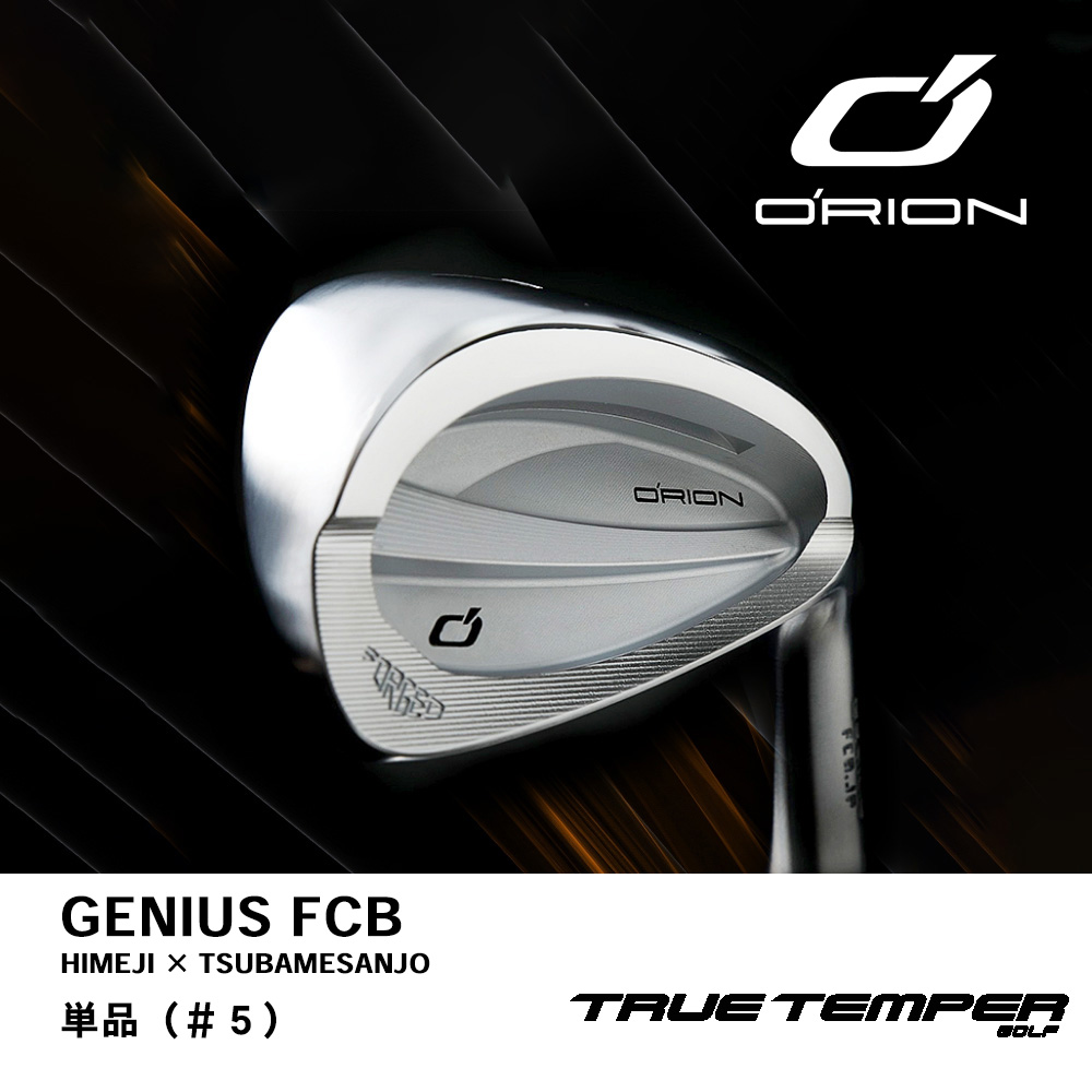 ORION オライオン GENIUS FCB アイアン 単品 ＃５《 シャフト：トゥルーテンパー 》