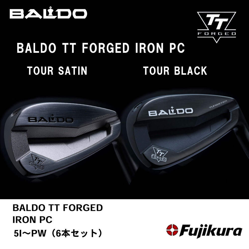 BALDO バルド 2024 BALDO TT FORGED IRON PC アイアン 5I～PW（６本セット）《 シャフト：フジクラシャフト 》