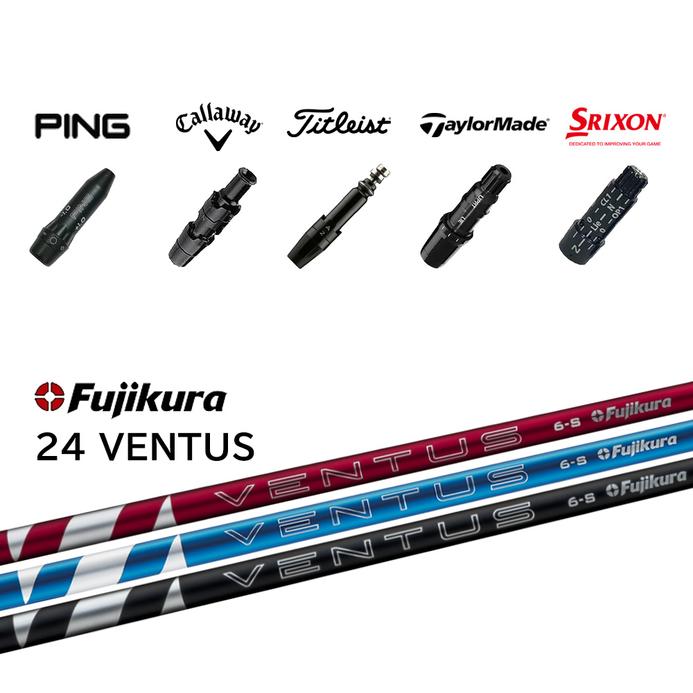 スリーブ付きシャフト Fujikura 24 VENTUS RED/BLUE/BLACK フジクラ ベンタス
