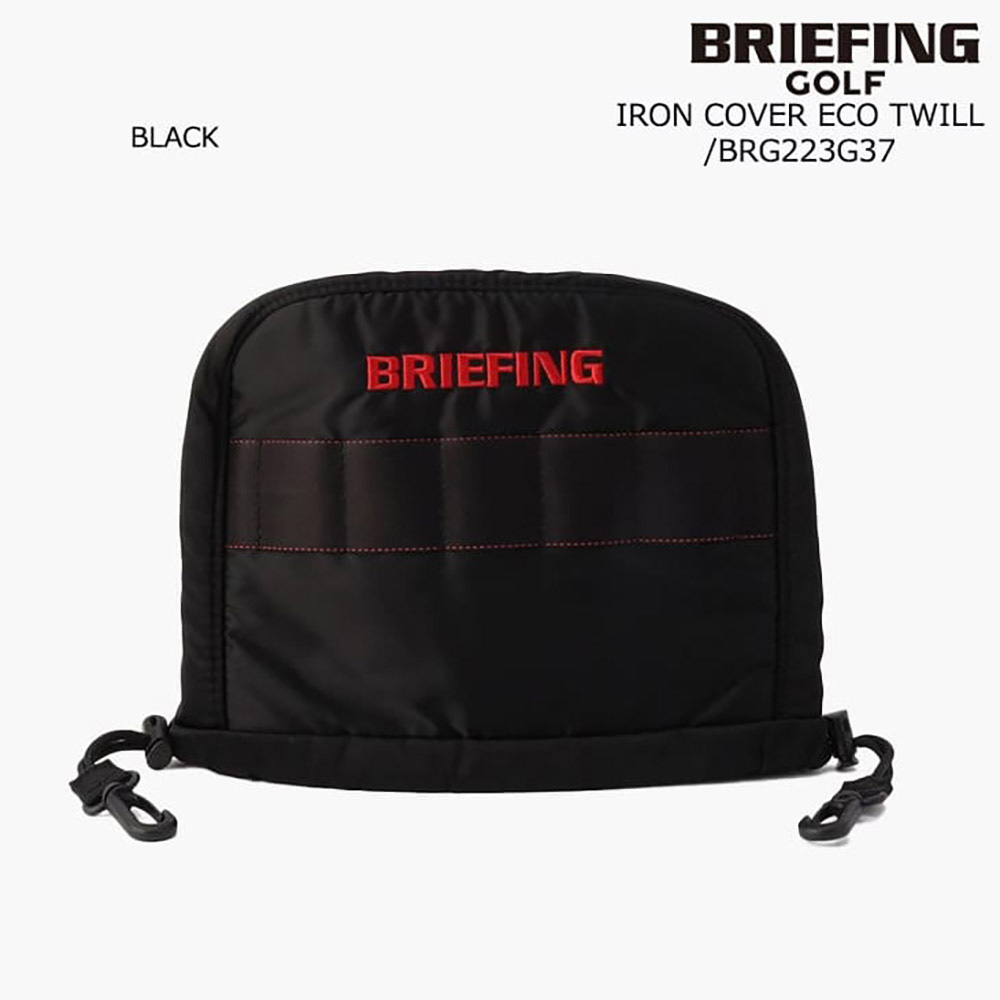 BRIEFING ブリーフィングゴルフ BRG223G37 22F_IRON COVER ECO TWILL アイアンカバー 2022FW（BLACK）
