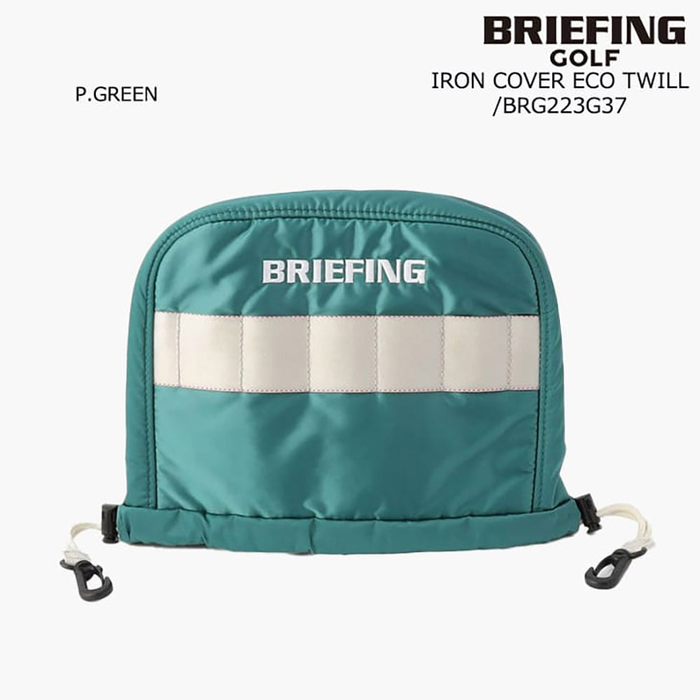 BRIEFING ブリーフィングゴルフ BRG223G37 22F_IRON COVER ECO TWILL アイアンカバー 2022FW（P.GREEN）