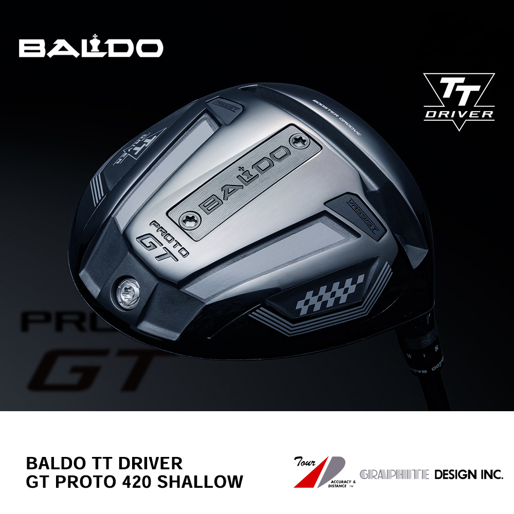 BALDO バルド TT DRIVER GT PROTO 420 SHALLOW ドライバー （2024年モデル）《 シャフト：グラファイトデザイン 》