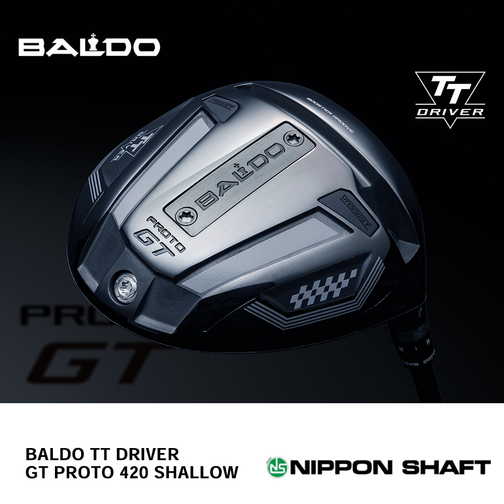 BALDO バルド TT DRIVER GT PROTO 420 SHALLOW ドライバー （2024年モデル）《 シャフト：日本シャフト 》