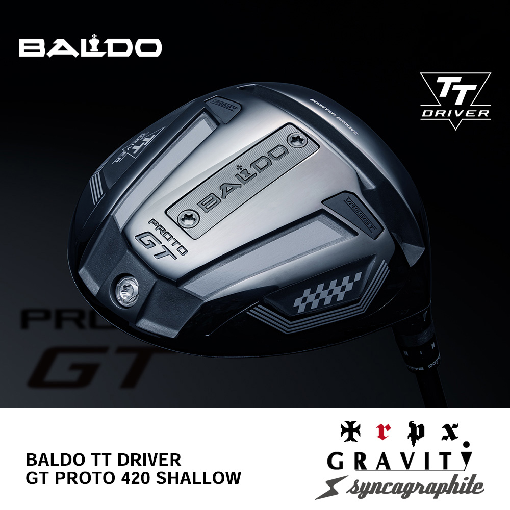 BALDO バルド TT DRIVER GT PROTO 420 SHALLOW ドライバー （2024年モデル）《 シャフト：トリプルエックス・グラビティゴルフ・シンカグラファイト 》